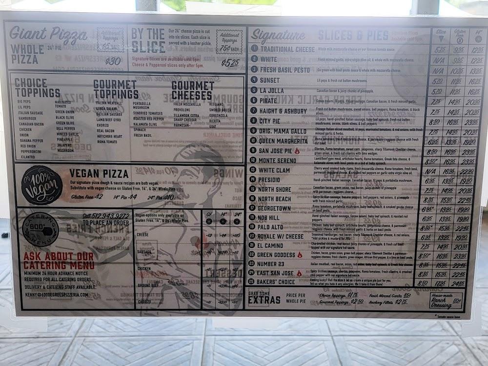 600 Degrees MarketPlace Menu image 2