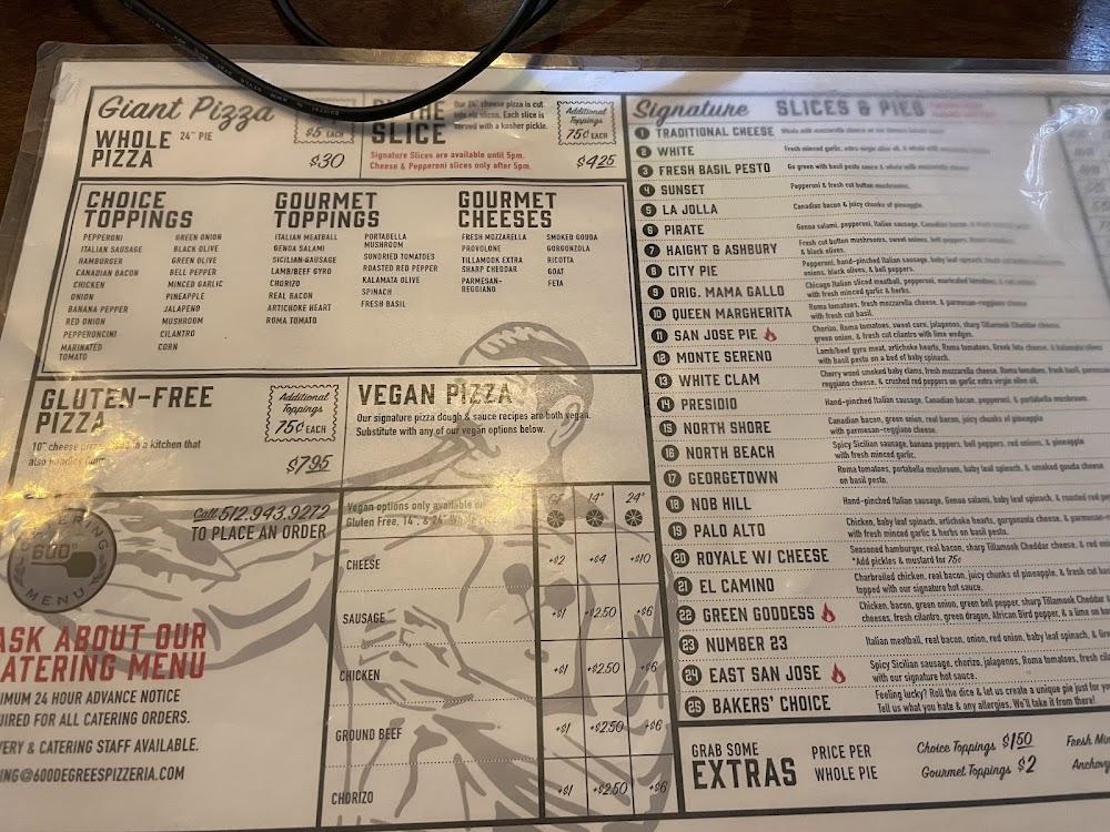 600 Degrees MarketPlace Menu image 4